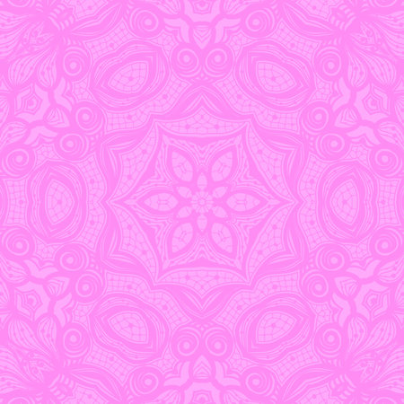 Pink background with geometric pattern. Romantic feminine or boho chic style.の写真素材