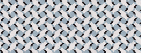 Abstract background in retro style. Geometric pattern. Watercolor on structured paper texture....