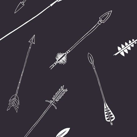 Ethnic seamless patterns collection, tribal vector patterns for design, boho patterns setのイラスト素材