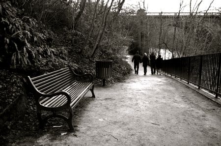 Park Benchの写真素材