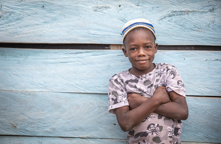 Same, Tanzania, 6th June, 2019:  african boy in a village of Tanzaniaのeditorial素材