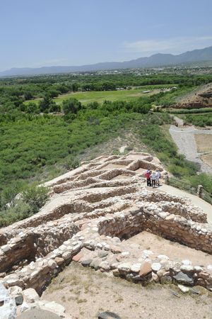 Sinagua Indian Ruins in Arizonaの写真素材
