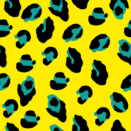 Bright vector leopard patternのイラスト素材