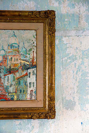 Art painting of the Iglesia de San Benito - San Benito church in Salamanca, Spainの写真素材