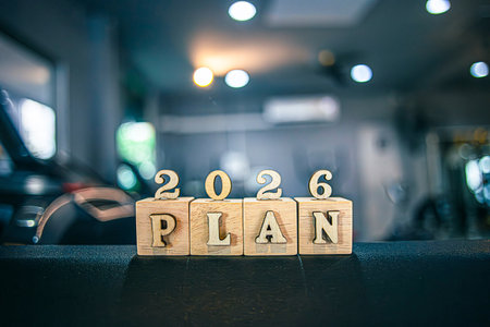 New Year 2026 Goals, Plans and Action Ideas New visionary and idea leaders will start exercising in 2026.の写真素材