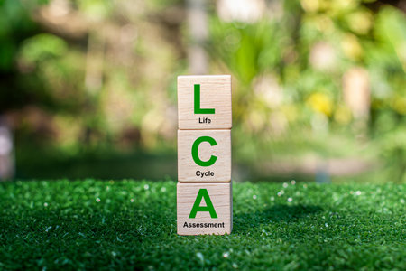 LCA Life cycle assessment also known as life cycle analysis is a method for evaluating the impacts associated with each stage of the life cycle of a product process or commercial service.の写真素材