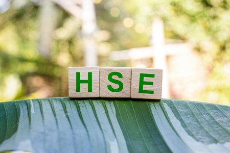 HSE stands for Health Safety and Environment. HSE generally refers to practices policies and promoting sustainable practices in the workplace and in the environment.の写真素材