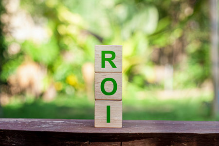 Return on investment or return on cost is the ratio between net income and the investment. A high ROI means that the profit from the investment is satisfactory compared to the cost.の写真素材