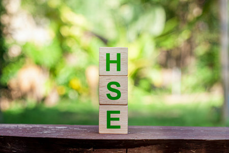 HSE stands for Health Safety and Environment. HSE generally refers to practices policies and promoting sustainable practices in the workplace and in the environment.の写真素材