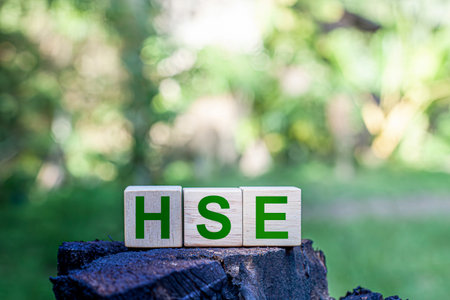 HSE stands for Health Safety and Environment. HSE generally refers to practices policies and promoting sustainable practices in the workplace and in the environment.の写真素材