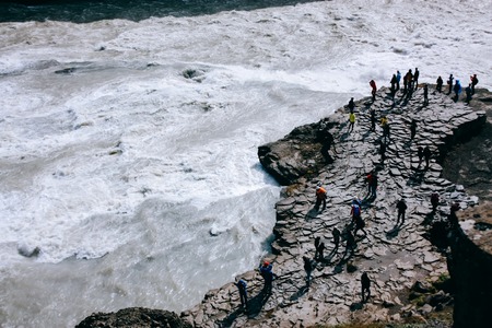 Gullfoss is one of the most powerful waterfall in Iceland