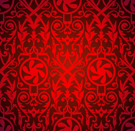 Retro floral ornament  Royal wallpaper のイラスト素材