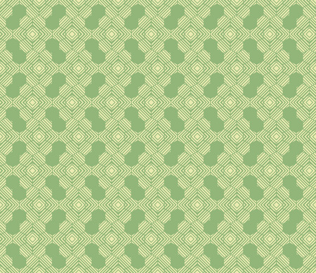 seamless pattern with interweaving of thin lines. Simple abstract ornamental illustrationのイラスト素材