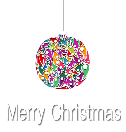 Christmas balls.のイラスト素材