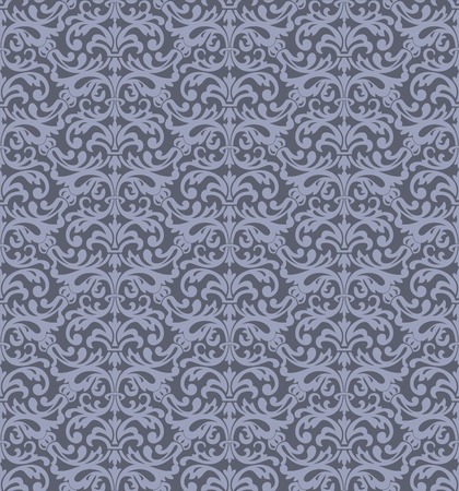 Seamless background with retro pattern. floral ornamentのイラスト素材
