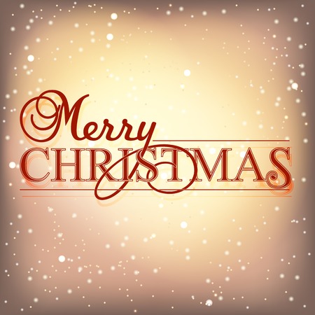 Christmas Card with calligraphy and typography elements.のイラスト素材