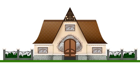 Graphic architectural design Isolatedのイラスト素材