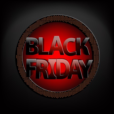 Black friday sale. Abstract banner.  Vector illustrationのイラスト素材