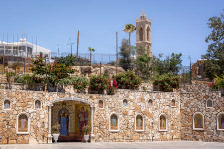 Church in Santorini, Greeceの写真素材