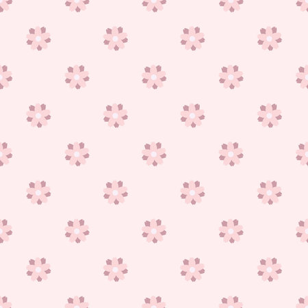 seamless floral repeat pattern design, pastel pink