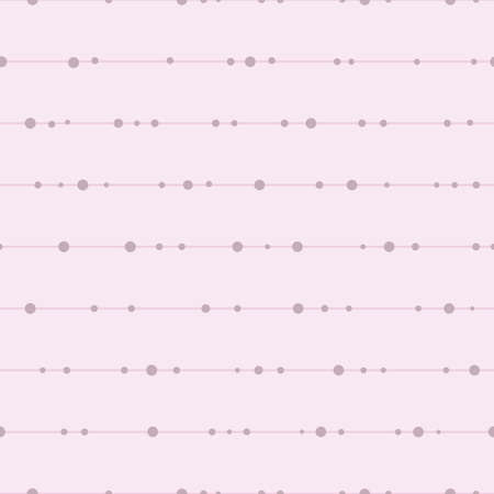 Pastel pink abstract geometric seamless pattern background. Cute and simple girly repeat vector pattern.のイラスト素材