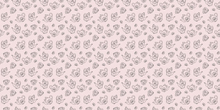 Teapots seamless repeat pattern design, background. Black tea, green tea, morning tea.