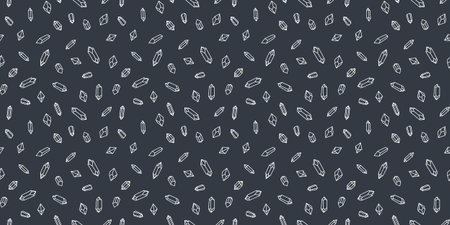 Seamless crystal quartz repeat pattern vector backgroundのイラスト素材