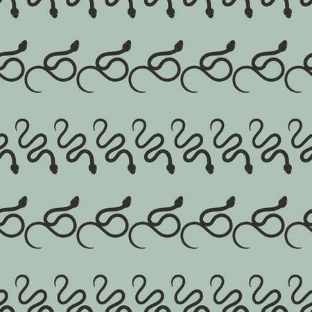 Sneak seamless repeat pattern design, vector repeat pattern.のイラスト素材