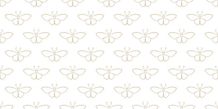 Butterfly seamless repeat background, vector butterfly, cute spring wallpaper with butterflies,...