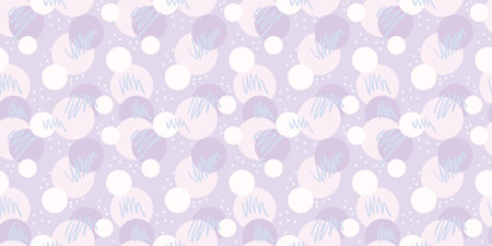 Purple abstract repeat pattern background, cute wallpaper, textured random circles,
