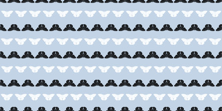 Butterfly seamless repeat pattern vector background