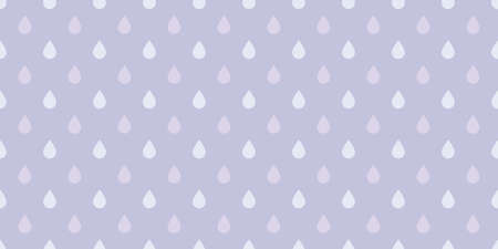 Raindrops seamless repeat pattern vector background, purple wallpaper design.のイラスト素材