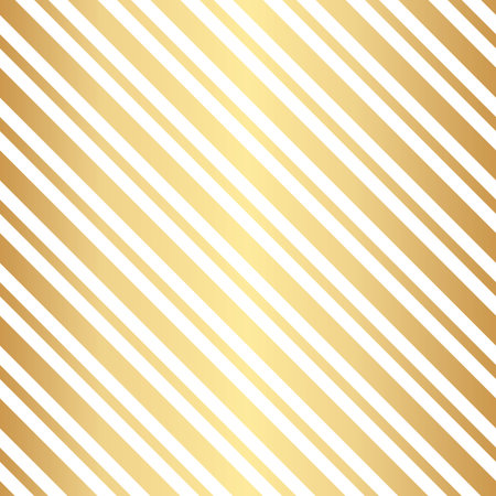 Vector stripe pattern, gold and white geometric repeat pattern vector, endless repeating tile,...