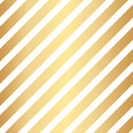 White and gold stripe pattern.Vector pattern, gold geometric repeat pattern vector, endless repeating tile, golden wallpaper.のイラスト素材