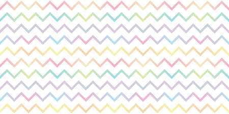 Colorful, gradient zigzag pattern, vector repeat backgroundのイラスト素材