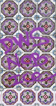 colorful tiles in Lisbon, Portugalの写真素材