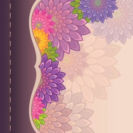 flower cover designのイラスト素材