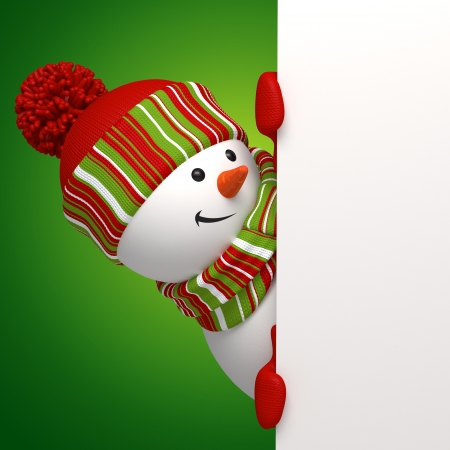 snowman bannerの写真素材