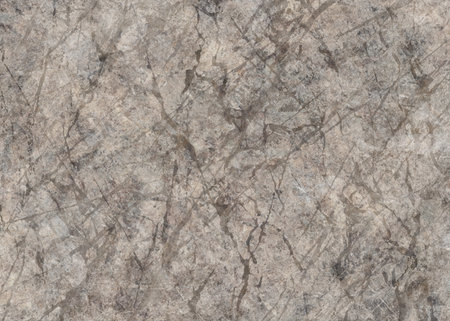 abstract marble background, artificial beige grey stone texture with dark veinsの写真素材