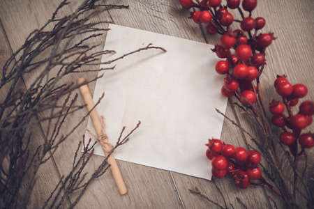 Vintage Christmas Card Graphic Templateの写真素材