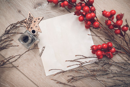 Vintage Christmas Card Graphic Templateの写真素材