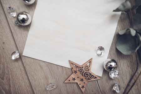 Vintage Christmas Card Graphic Template