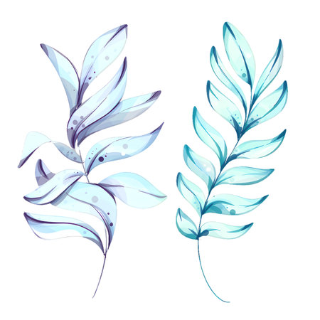 Explore summer vacation vibes with tropical leaves for beach themed events and bright celebrationsの写真素材