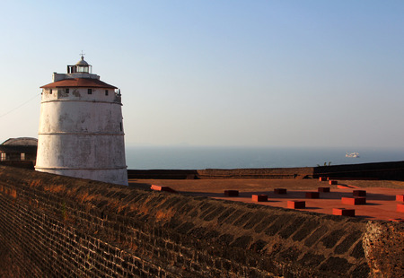 Fort Aguada, Goa, Indiaの写真素材