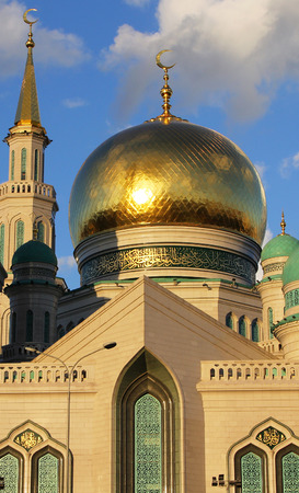 Moscow Cathedral Mosque, Russiaの写真素材