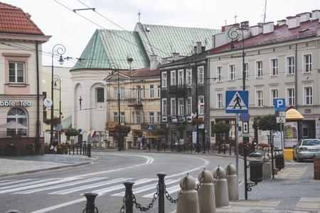 LUBLIN, POLAND- 10 july 2017- Lublin downtownのeditorial素材