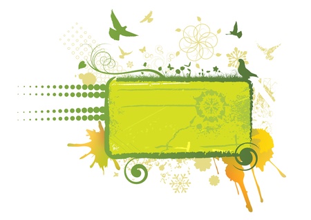 Green abstract boardのイラスト素材