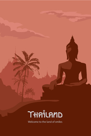 Thailand Poster Designのイラスト素材