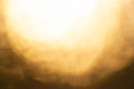 Abstract gold blurred background. Summer holiday concept