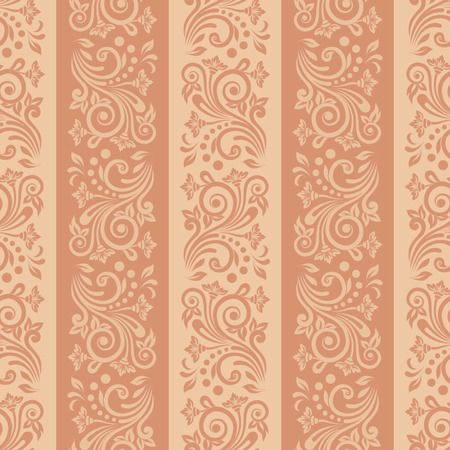 Pink Seamless background with stripes for design, vector Illustration.のイラスト素材